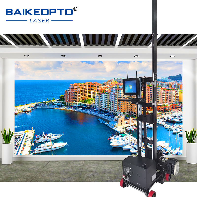 BK-GP1600XP Innovation 3D UV Inkjet Wall and Floor Printer Use Eco-Friendly Inkjet Wall and Ground Printing Machine with Fast Drying Time