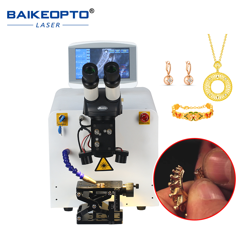 BK-JW80-X2 80W YAG Laser Welding Machine for Jewelry Repair & Gold Soldering - Precision Gem Setting Equipment