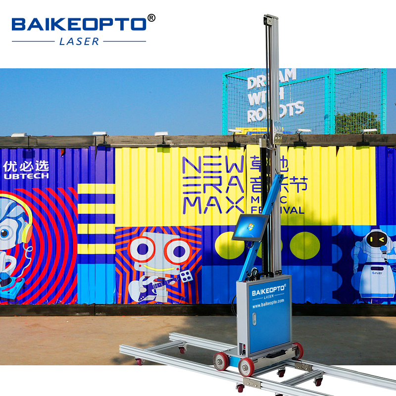 BK-K32X Industrial Professional Intelligent 3D CMYK Inkjet Wall Printer for Uneven Wall Coverage