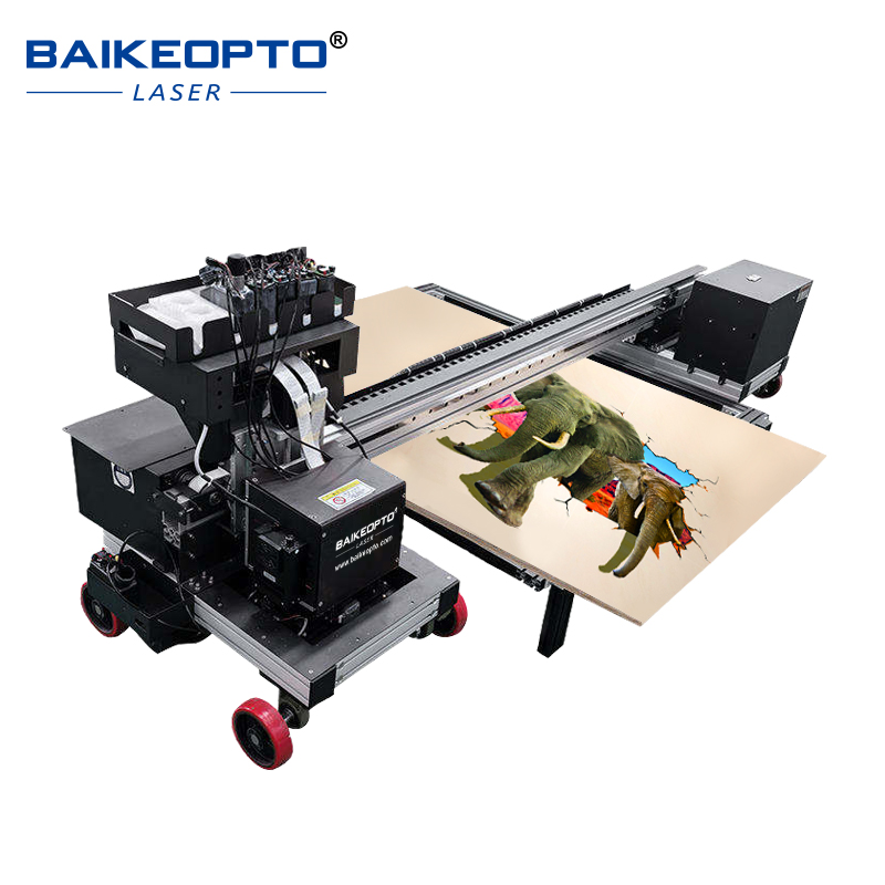 BK-D1600WX-3Plus Automated UV Flatbed and Floor Inkjet Painting Machine Dual i1600 Printhead Printer Direct to Glass, Tile, Cement & Wood, Ground Art Decoration