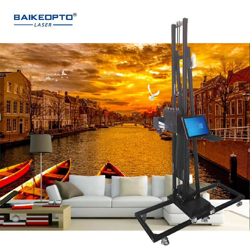 BK-UP1600T High-Quality UV Wall Printer for Stunning Prints Portable Wall Painting Machine Continuous 3D Inkjet Printing Machine