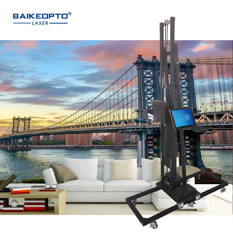 BK-UP1600T High-Quality UV Wall Printer for Stunning Prints Portable Wall Painting Machine Continuous 3D Inkjet Printing Machine
