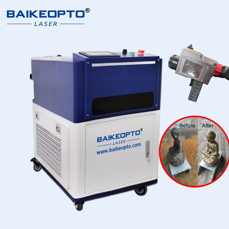 BK-FLC750M New 750W Automatic Laser Cleaning Machine, CNC System, Suitable for Mold/Weld/Tire Mold Cleaning, Efficient and No Consumables