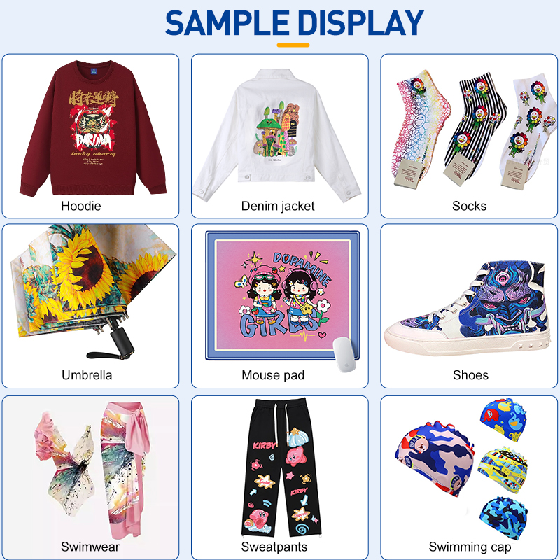 BK-XP600T Easy to Operate 30cm Dual XP600 Print Head CMYK+W UV DTF Inkjet Printer for T-shirt Clothes