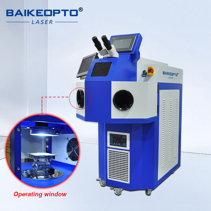 BK-YJW200H Pro 200W Industrial-Grade YAG Laser Jewelry Spot Welder Machine for Fine Jewelry & Complex Designs