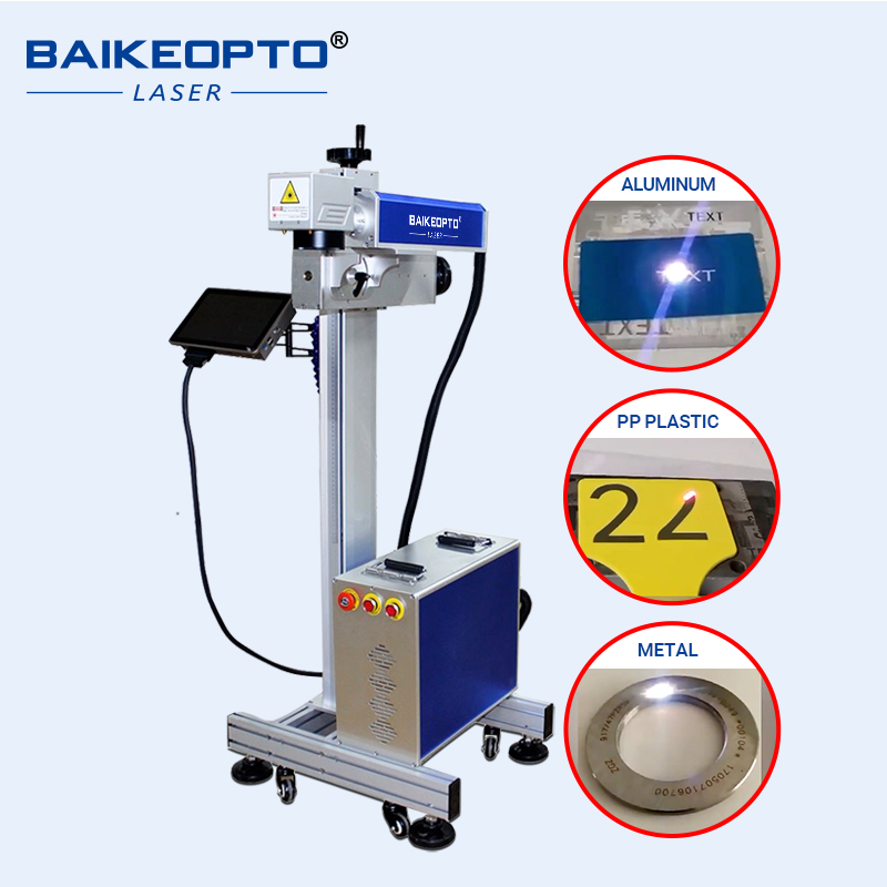 30W High Speed Flying Fiber Laser Marker for Metal Efficient and Precision Fiber Laser Marking Machine