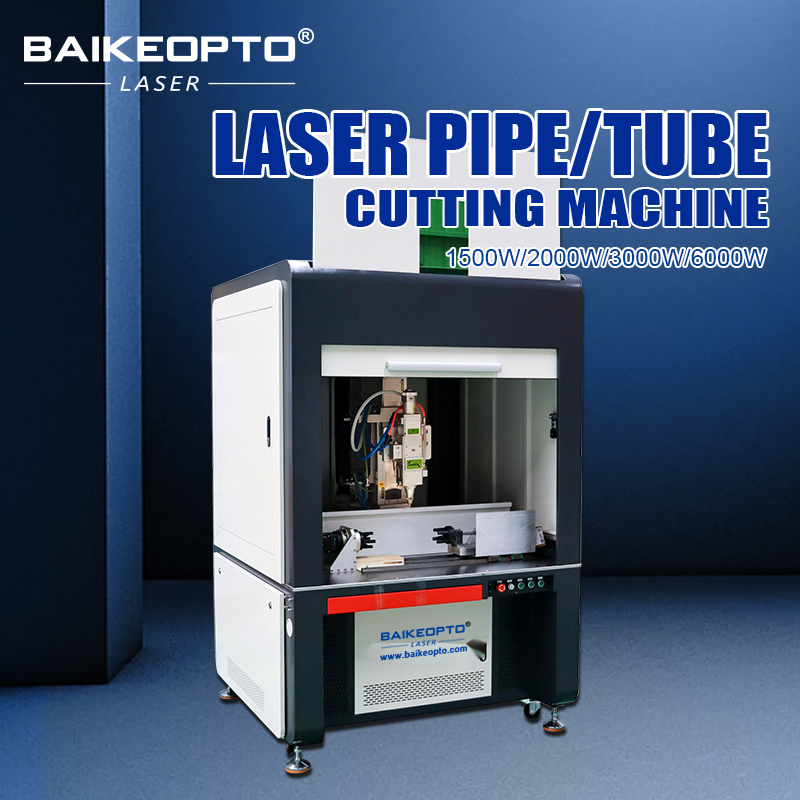 BK-G1500F 1500W Enclosed Small Pipe Laser Cutting Machine for Precision Metal/Stainless Steel/Copper Cutting