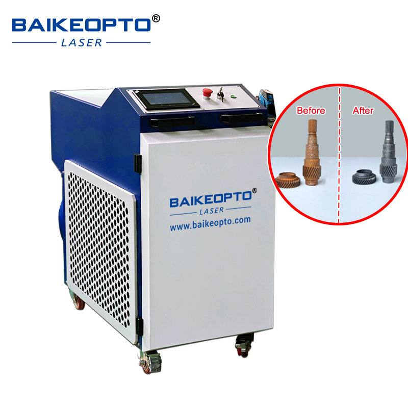  BK-FL3000C 3000W High Speed Handheld CW Laser Cleaning Machine for Metal Stone Wood Brick Dust Rust 