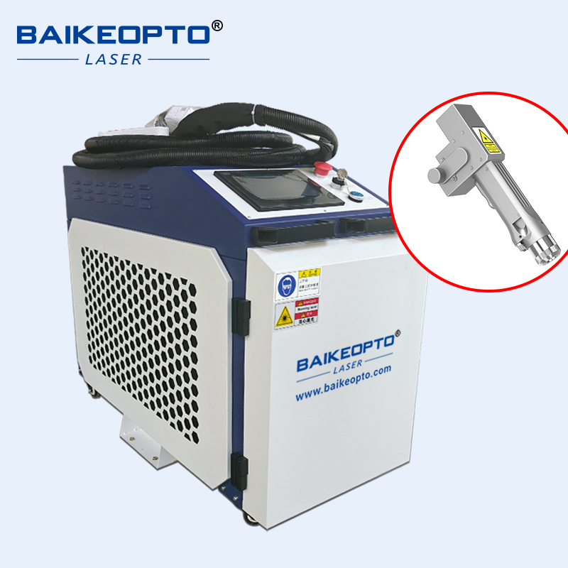 BK-FL1500CS-CE 1500W Raycus Global Version Laser Source Handheld Laser Cleaning Machine for Metal Stone Dust Rust 