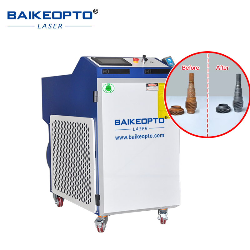 BK-FL3000C-CE 3000W Raycus Global Version Laser Source Energy Efficient Handheld Laser Cleaning Machine for Metal Stone Dust Rust 