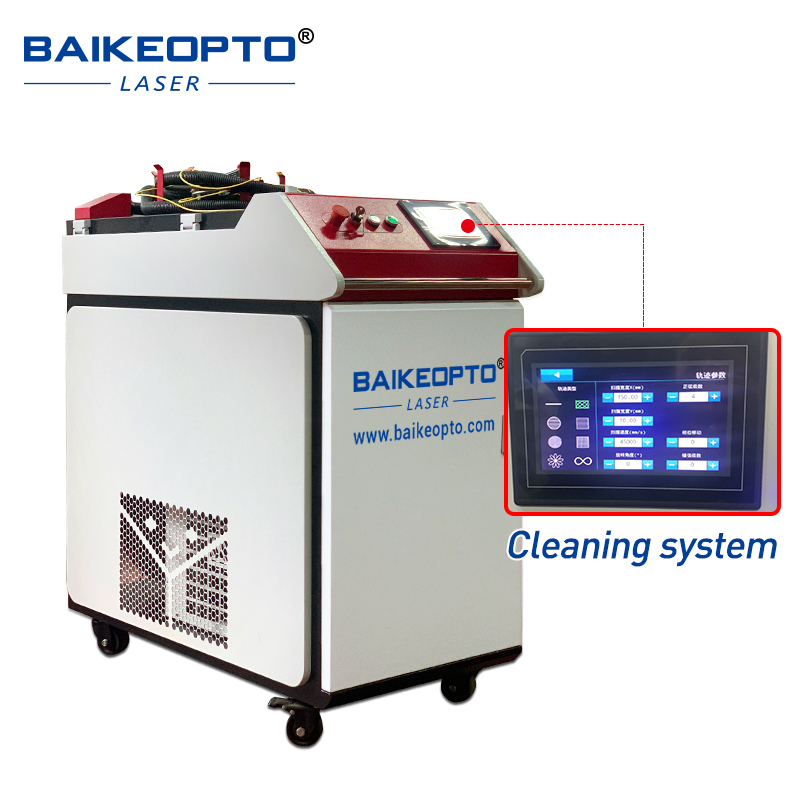 BK-FL1500SL 1500W Raycus Laser Source Handheld Continuous Laser Cleaning Machine for Rust and Oxidation