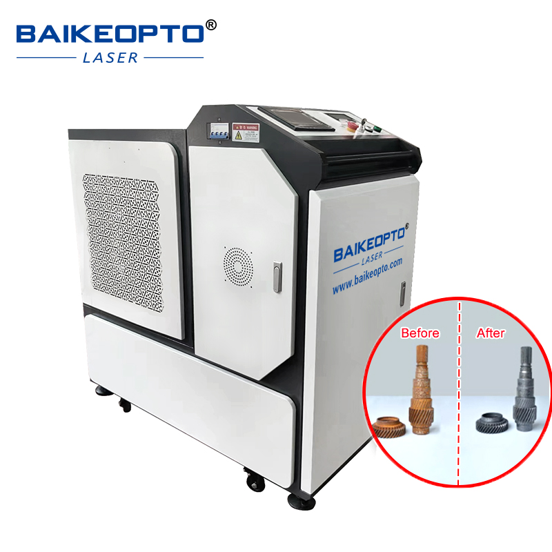 BK-FL3000S 3000W Raycus Laser Source Adjustable Power Continuous Laser Cleaning Machine for Delicate Surfaces