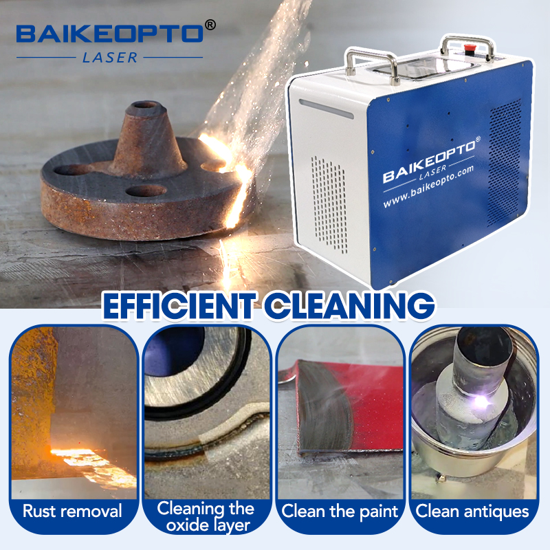 BK-FLC200T1 1.5MJ 200W High-Speed Pulse Laser Rust Remover Reducing Downtime in Automotive/Mold Maintenance Applications