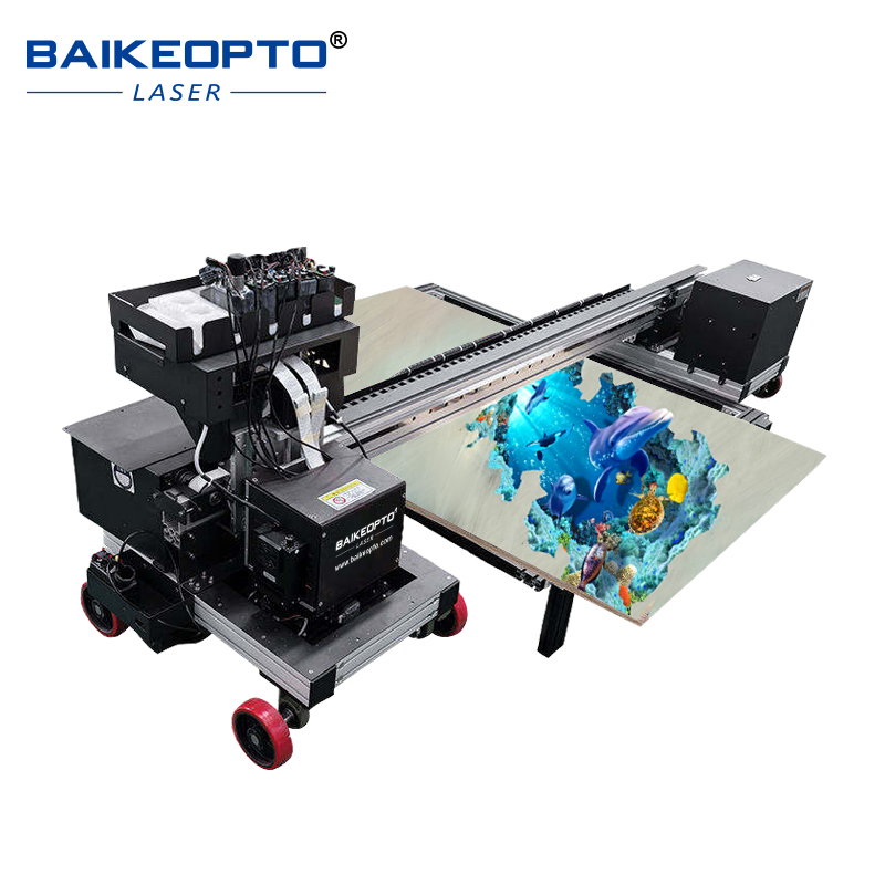 BK-D3200WX-6Plus DIY UV Inkjet Floor Printer for Parking Lot Directional Signs, Warehouse Floor Areas and Outdoor Pedestrian Street Ground Advertising