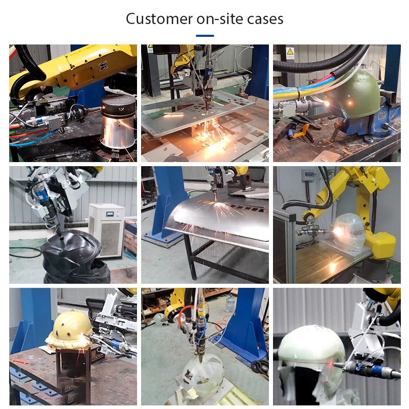 1500W New Gantry 3D Compact 6 Axis Robotic Arm Laser Cutting Machine for Helmet