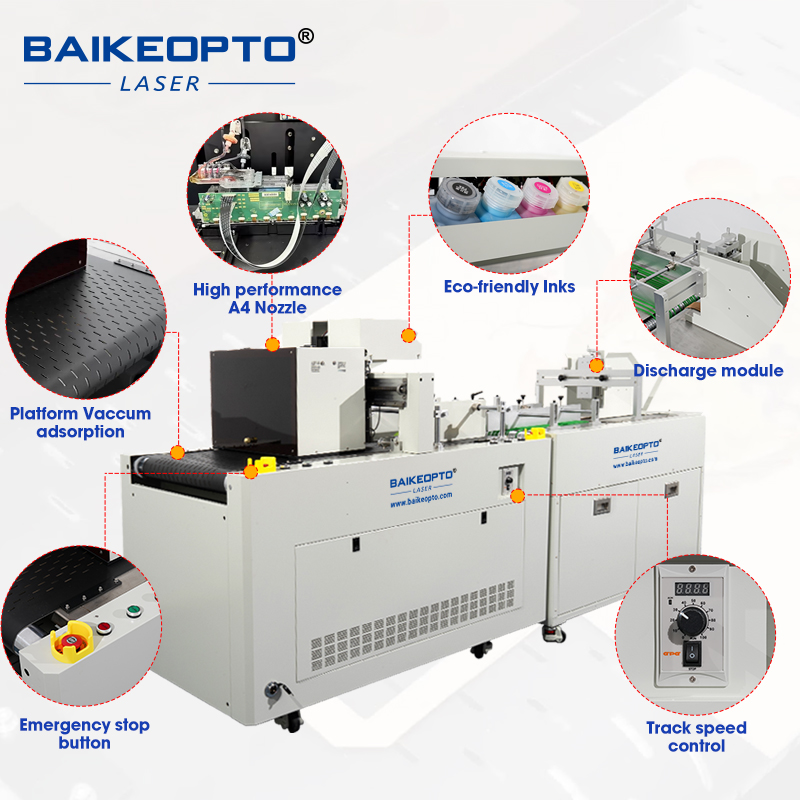 BK-A500XL Plus Heavy-Duty Dual A5 Print Head One Pass Packaging Inkjet Printer for Retail Display Boxes