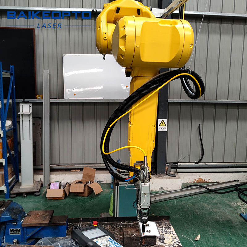 1500W High Precision 3D Laser Cutting Robot Arm Machine Flexible for Complex Geometries 