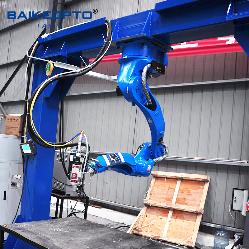 1500W Automated 3D Laser Cutting Yaskawa Robot Arm Machine Flexible for Complex Geometries 