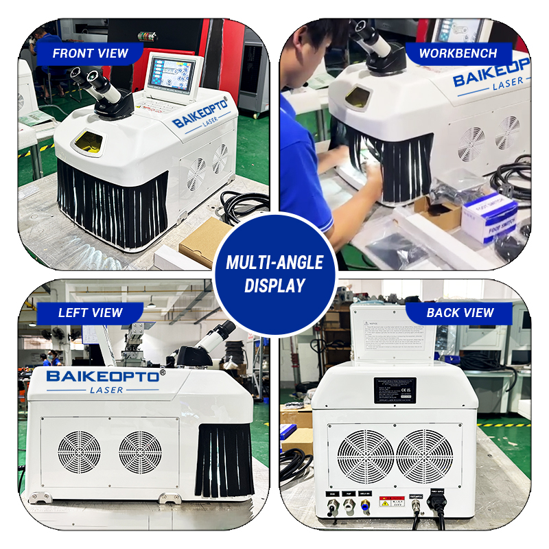 BK-JW60E Pro 60W Portable YAG Laser Jewellery Welder Machine for Gold and Silver Repair