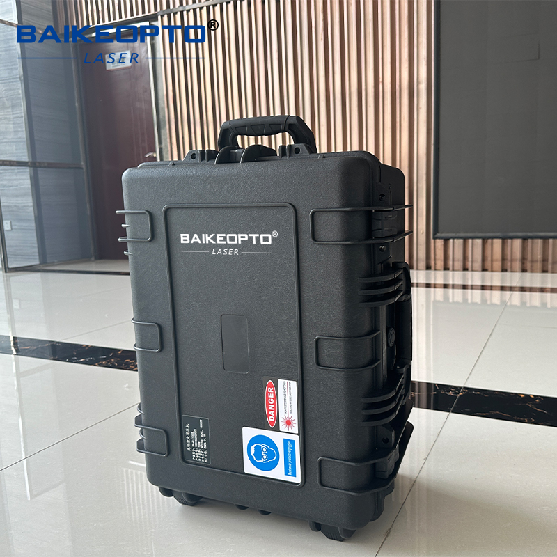 BK-FLC300SL Suitcase 300W Multi-Module Industrial Pulsed Laser Cleaning Machine for Metal Rust Oil Painting 