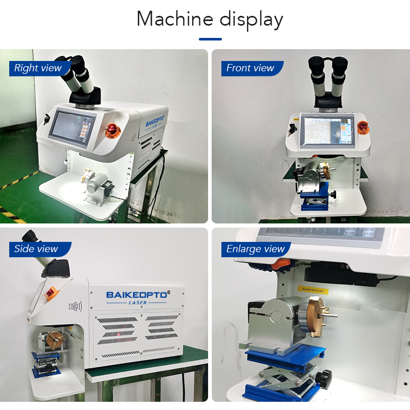 High Efficient YAG Laser Jewelry Spot Welder Machine with Rotation Axis for Platinum/Titanium/Precious Metals
