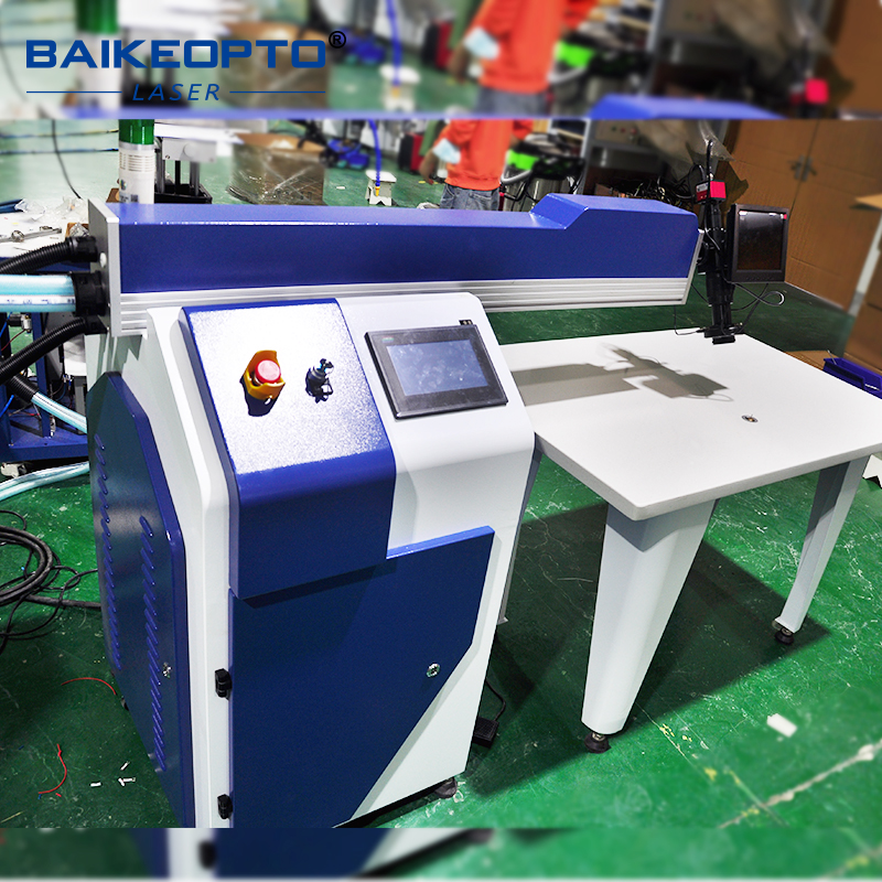 BK-WY200HZ 200W YAG Advertising Logo Welding Machine for Advertisement Word Frame Splicing Made of Stainless Steel, Galvanized Sheet, Aluminum Alloy