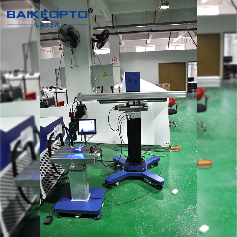 BK-WF150 150W Reliable QCW Fiber Laser Cantilever Welding Machine for Metal Water Pipe Joints, Valves, Showerheads