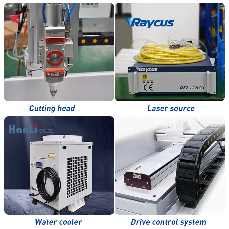 BK-G1500 1500W Small Pipe Laser Cutting Machine for Precision Metal/Stainless Steel/Copper Cutting