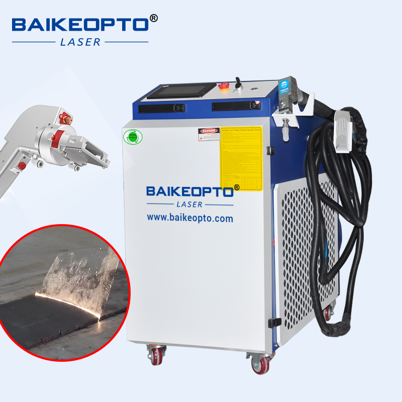  BK-FL3000C 3000W High Speed Handheld CW Laser Cleaning Machine for Metal Stone Wood Brick Dust Rust 