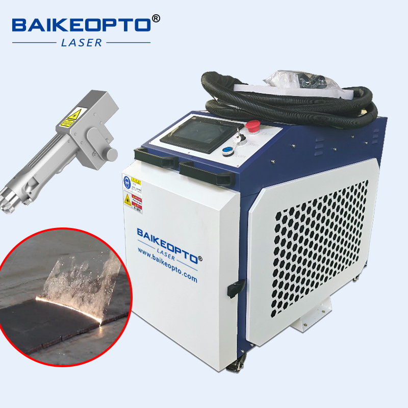 BK-FL2000C-CE 2000W Raycus Global Version Laser Source Eco-friendly Handheld Laser Cleaning Machine for Metal Stone Dust Rust 