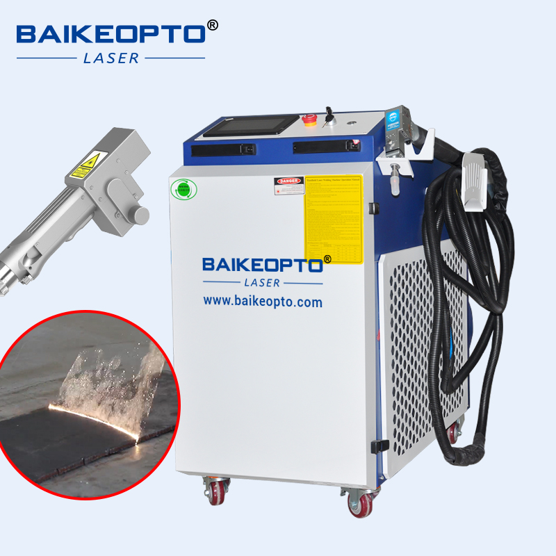 BK-FL3000C-CE 3000W Raycus Global Version Laser Source Energy Efficient Handheld Laser Cleaning Machine for Metal Stone Dust Rust 
