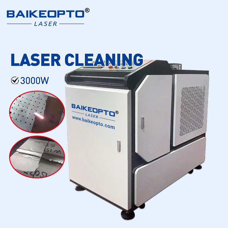  BK-FL3000P 3000W Raycus Laser Source Professional Continuous Laser Cleaning Machine for Automotive Parts