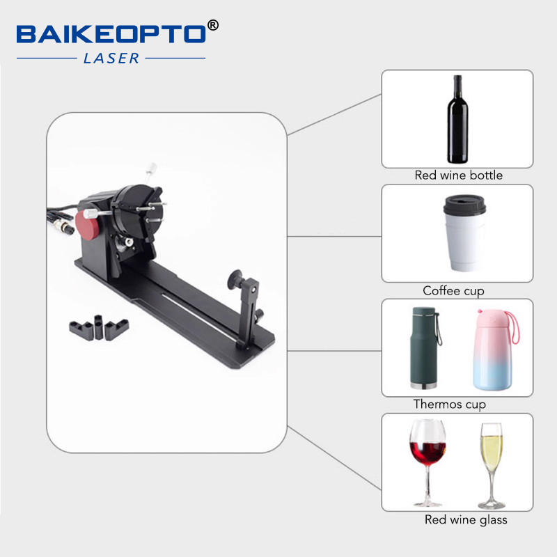 BK-ZM-42 High Quality Glass Cup Drum Furniture Rotating Shaft Rotary Axis Shaft for Laser Engraving Marking Machine【FOB】