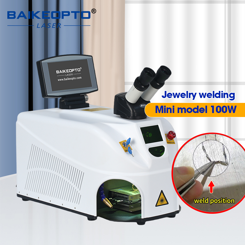 BK-JW100-X1 100W Portable YAG Laser Welding Machine - Jewelry Repair Tool for Gold, Silver, and Platinum