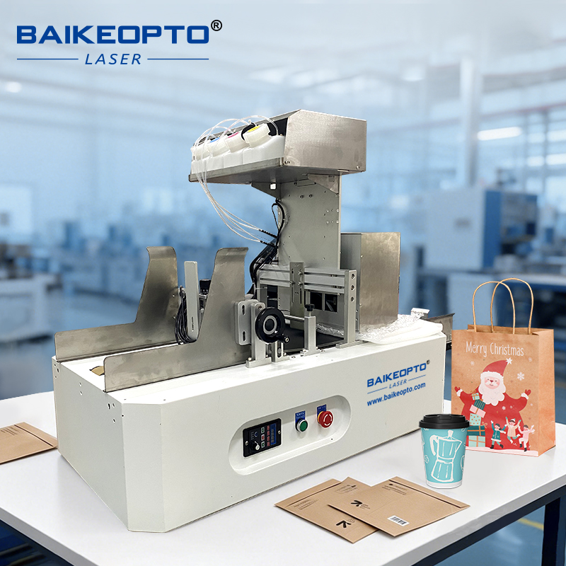 BK-A400S One Pass Packaging Inkjet Printer with Pigment Ink Fade-Resistant, Waterproof Prints for Long-Lasting Carton Branding