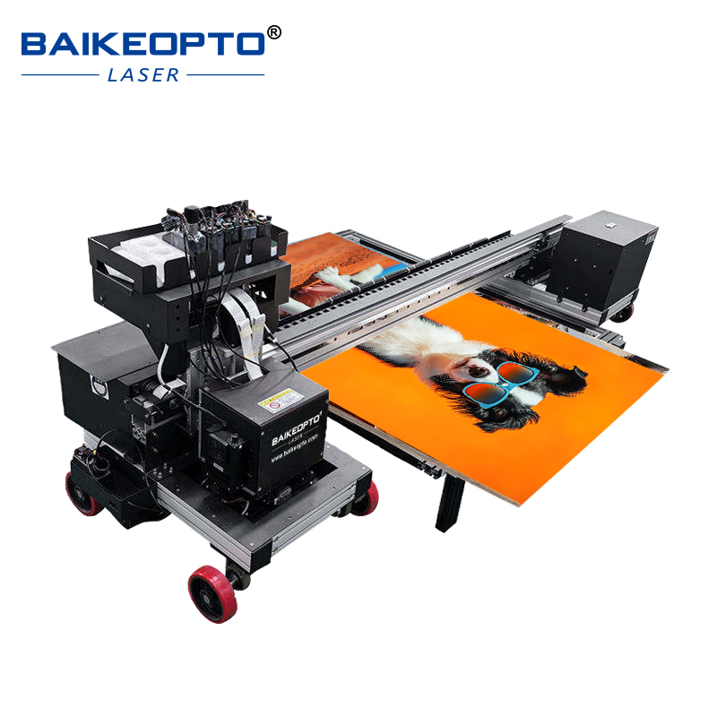 BK-D3200WX Dual i3200 Printhead High Resolution UV Flatbed and Floor Inkjet Printer Direct to Acrylic, Wood, Leather & Metal