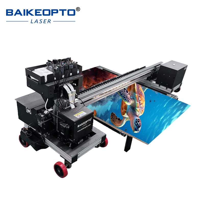 BK-D200WX  Dual DX10 Printhead Direct-to-Floor UV DIY Flatbed Inkjet Printer for Parking Signage, Mall Branding & Outdoor Streetscapes