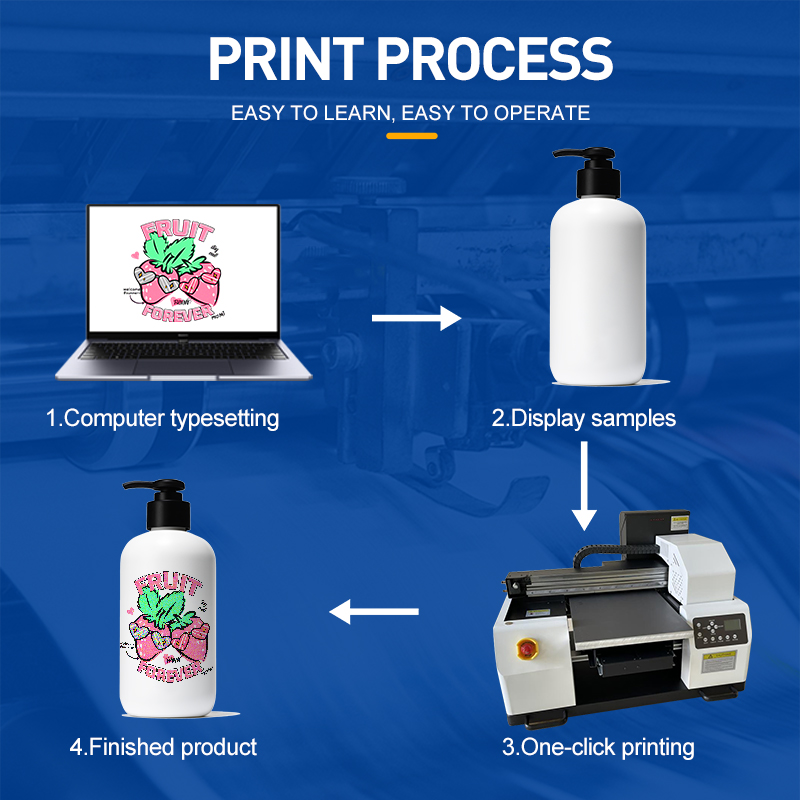 BK-XP600 A3 Small Size UV Flatbed UV Inkjet Printer Affordable Digital Transfer Printing Machine