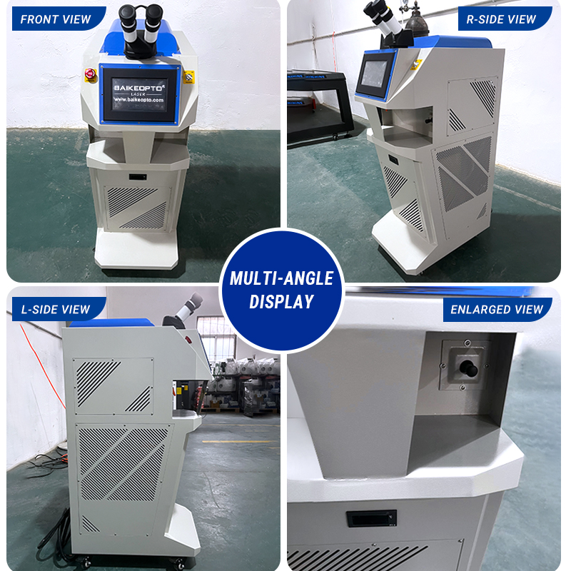 BK-JW200X Pro 200W Pofessional YAG Spot Laser Welder Silver Gold Soldering Dental Repairing Jewelry Welding Machine
