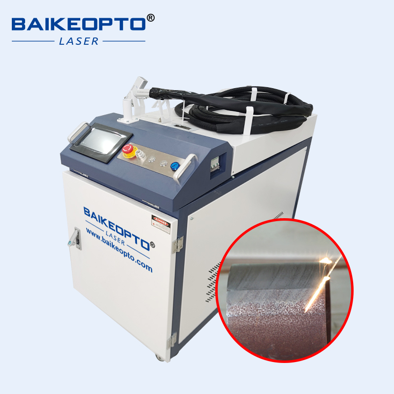 BK-HW1500D Raycus 1500W Single Axis Cleaning Head Commercial-Grade Continuous Laser Cleaning Machine