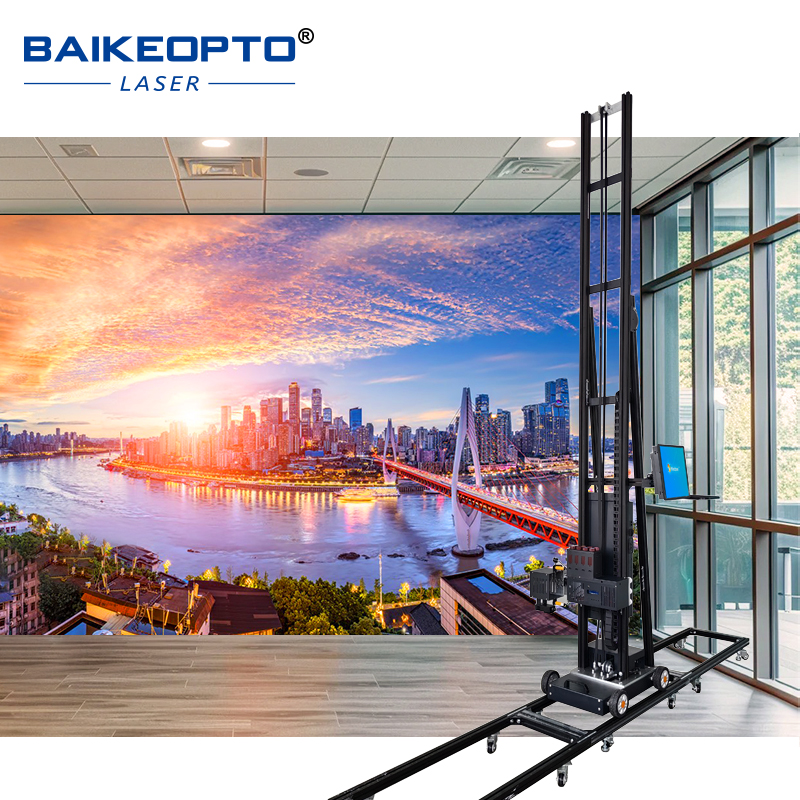 BK-UP1600P Plus Indoor & Outdoor 3D UV Inkjet Wall Mural Painting Machine Eco-Friendly Wall Printing Printer for Sustainable Printing