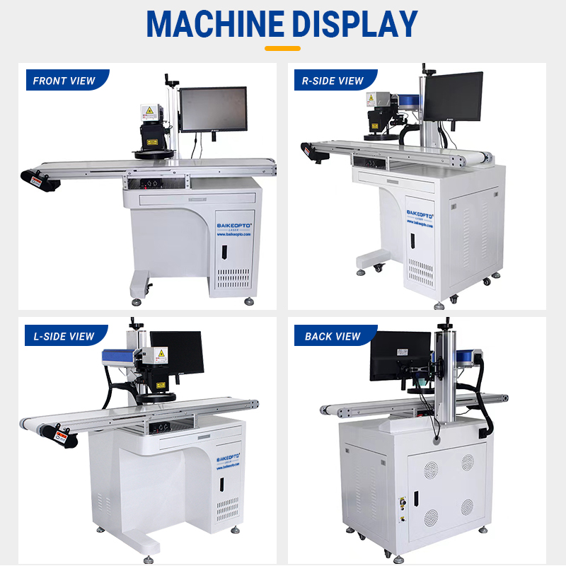 20W Efficient and Precision Flying Fiber Laser Marking Machine Auto Focus Laser Marker for Metal