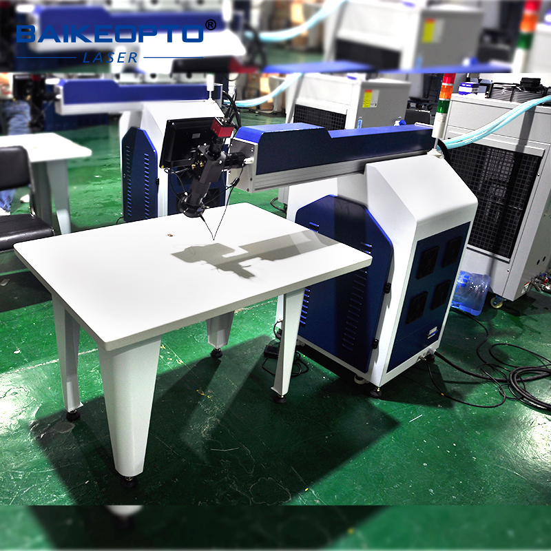 BK-WY200HZ 200W YAG Advertising Logo Welding Machine for Advertisement Word Frame Splicing Made of Stainless Steel, Galvanized Sheet, Aluminum Alloy