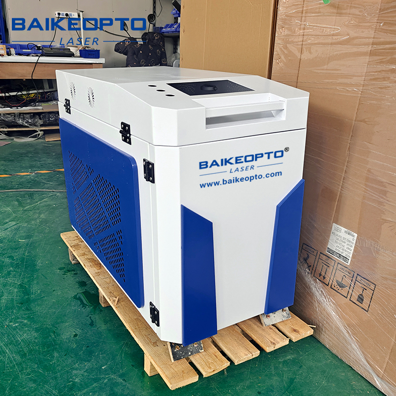 BK-FL1500MS 1500W Raycus Laser Source Efficient Non-Contact Continuous Laser Cleaner Machine for Metal Surfaces