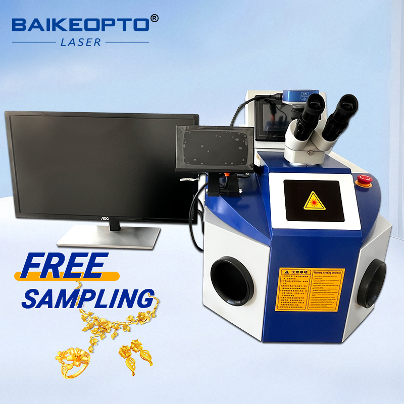 BK-JW200XT MAX 200W Energy-Efficient YAG Laser Welding Machine with Recording Camera and CCD for Small Jewelry Parts 