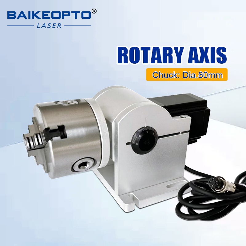 BK-D80-1 Durable Rotation Axis Fixture of Rings Bracelet Bottle Cup for Laser Marking Engraving Machine【FOB】