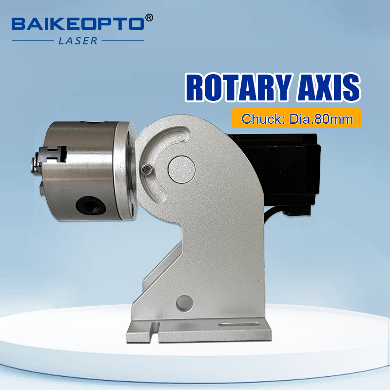 BK-D80-B Reliable Rotation Axis Fixture of Rings Bracelet Bottle Cup for Laser Marking Engraving Machine【FOB】
