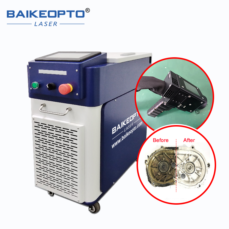 500W Professional Pulse Laser Cleaner for Rust Stone Painting Air Cooling Mopa Fiber Laser Cleaning Machine 