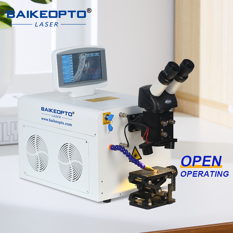 BK-JW80-X2 80W YAG Laser Welding Machine for Jewelry Repair & Gold Soldering - Precision Gem Setting Equipment