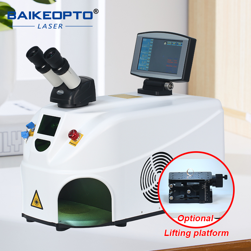 BK-JW100-X1 100W Portable YAG Laser Welding Machine - Jewelry Repair Tool for Gold, Silver, and Platinum